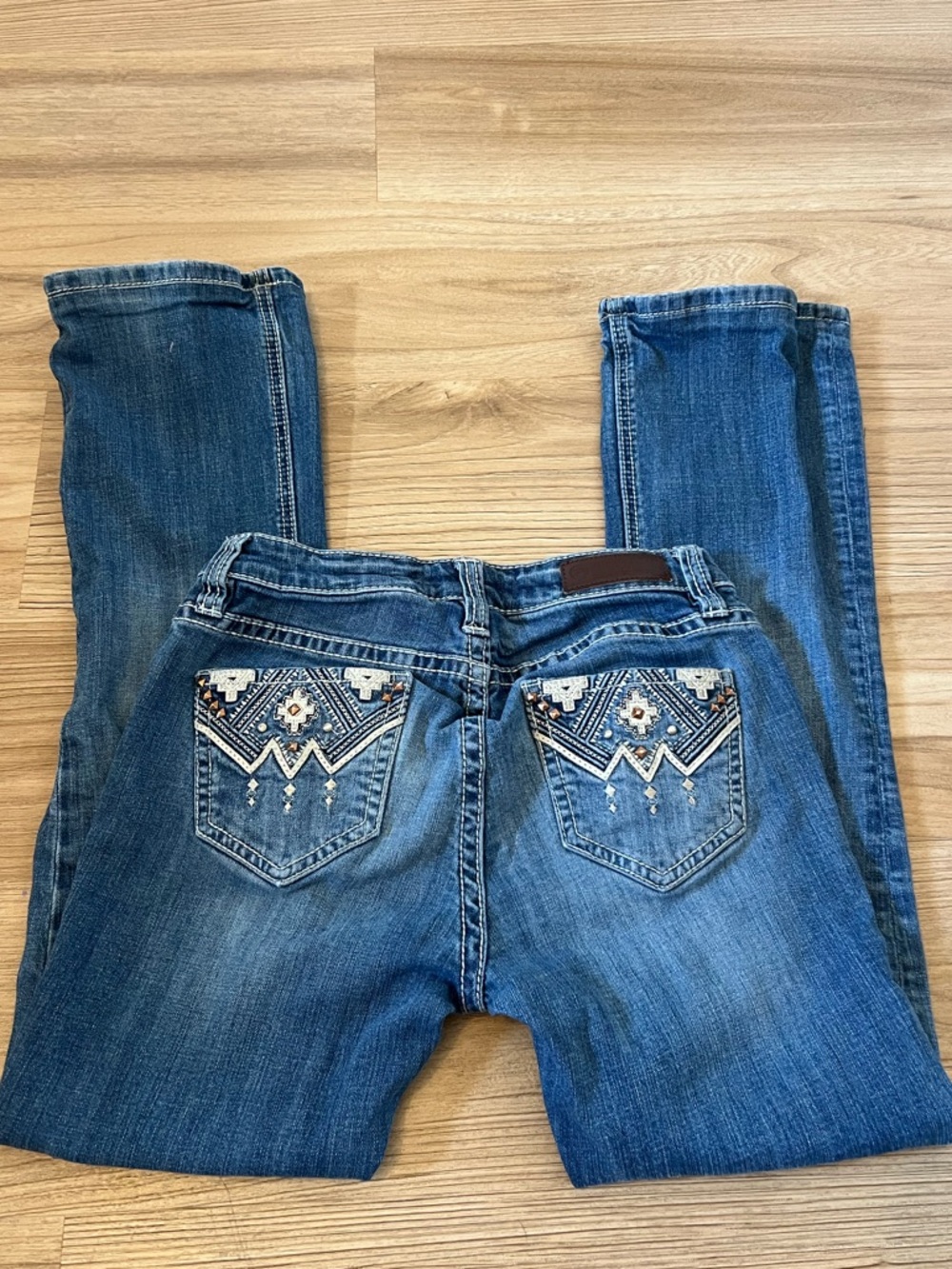 Rock & Roll Mid-Rise Blue Bootcut Jeans